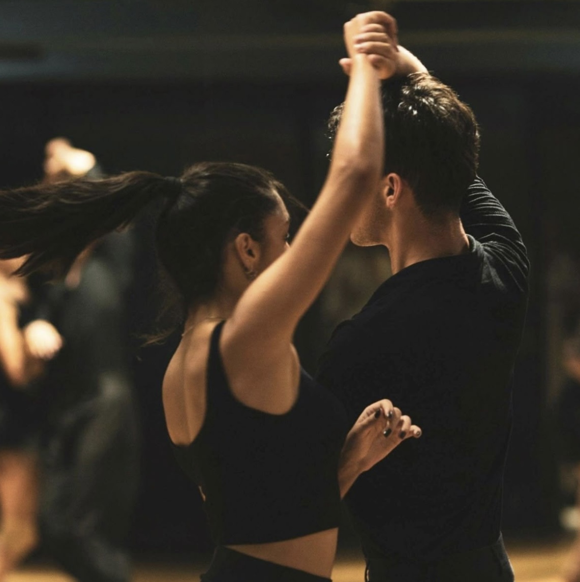 Ballroom turn in studio